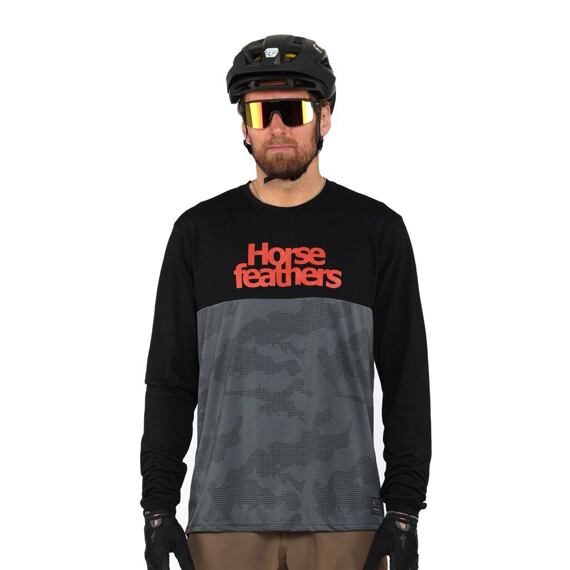 HORSEFEATHERS JERSEY LS FURY digital/flame