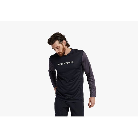 RACE FACE long sleeve jersey INDY charcoal
