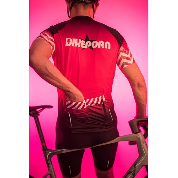 BIKEPORN MEN GRAVEL JERSEY SS full-zip