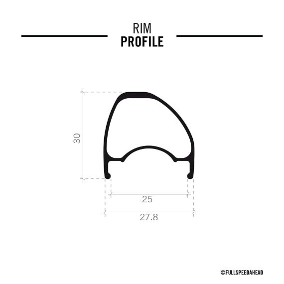 FSA wheel NS AGX i25 CL 29'' XDR