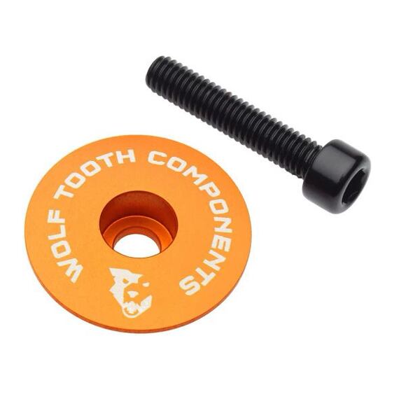 WOLF TOOTH ULTRALIGHT STEM CAP Flat orange