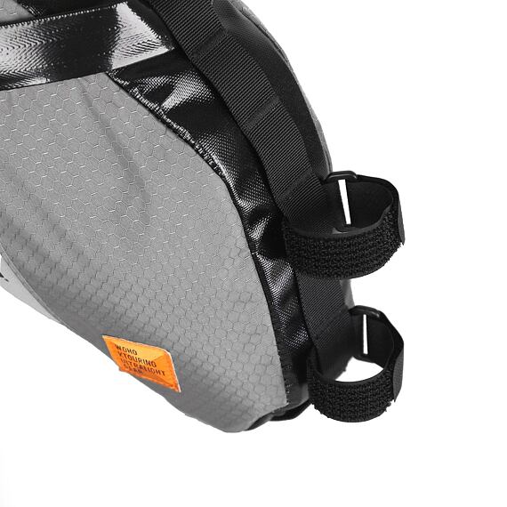 WOHO saddlebag X-TOURING DRY BAG Honeycomb Iron grey M