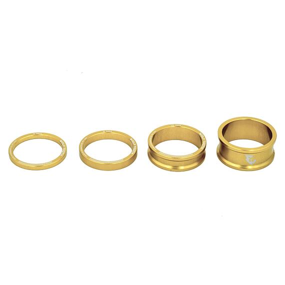 WOLF TOOTH Precision Headset Spacers Kit 3,5,10,15mm gold
