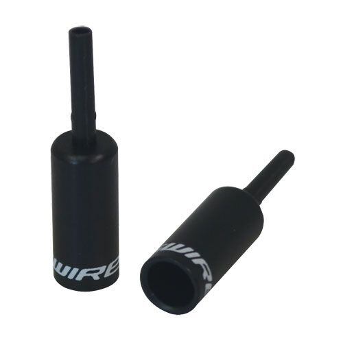 JAGWIRE end caps lined 4mm alloy BLK 50pcs