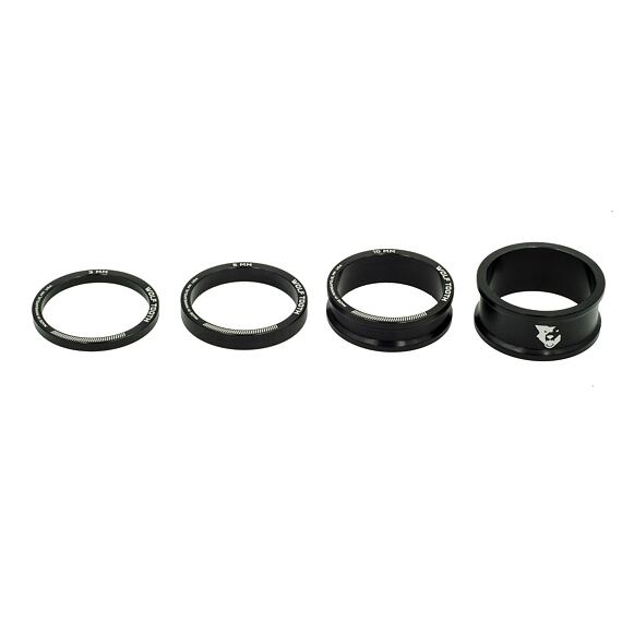 WOLF TOOTH Precision Headset Spacers Kit 3,5,10,15mm black