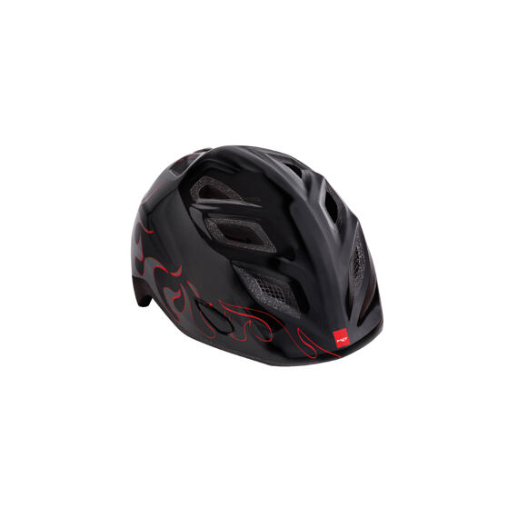 MET helmet ELFO YOUTH flames/black-46/53