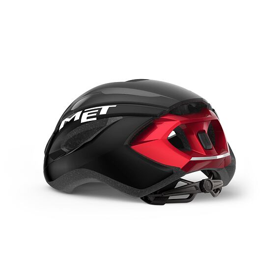 MET helmet STRALE black/red metalic -59/62