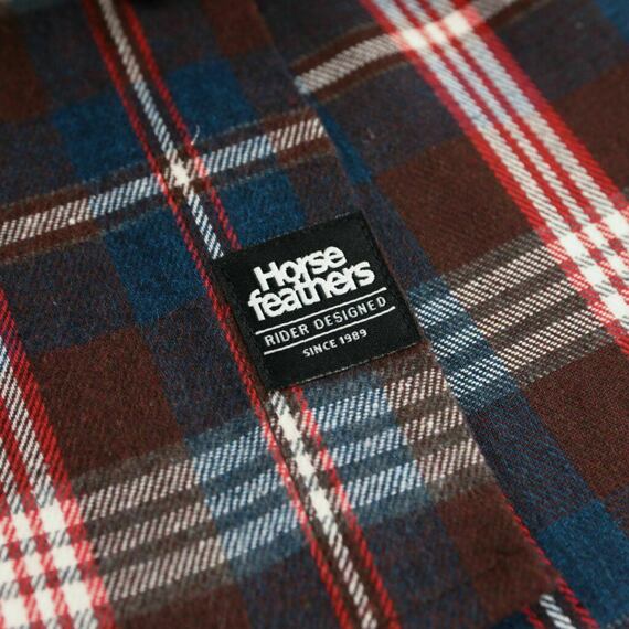 HORSEFEATHERS shirt DOUGH SHIRT petrol blue