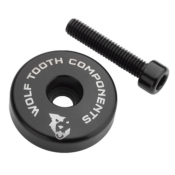 WOLF TOOTH ULTRALIGHT STEM CAP black + 10mm spacer