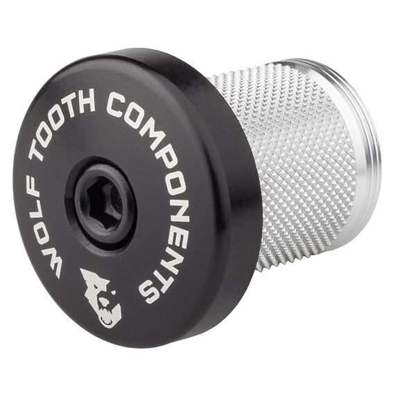 WOLF TOOTH COMPRESSION PLUG with Integrated spacer stem cap black