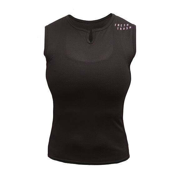 FT WOMEN'S CONVERT JERSEY NO SLEEVE TRUE BLACK
