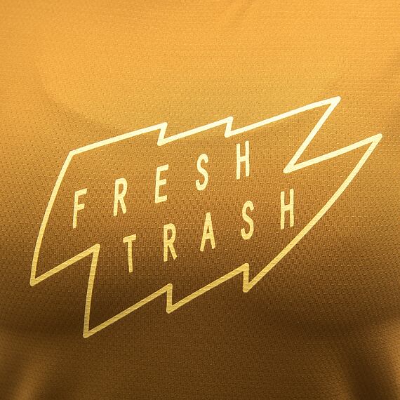 FT WOMEN'S HORIZON SHORT SLEEVE TEE GOLDEN/BLACK