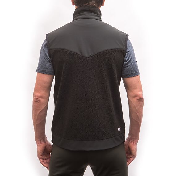 FT MEN'S FLEECE VEST BLACK