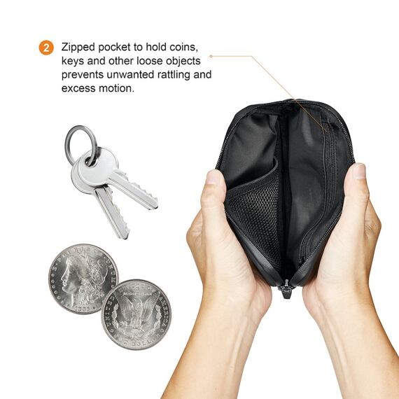 CICLOVATION Premium Cycling Wallet Neo Sachet Matte Black