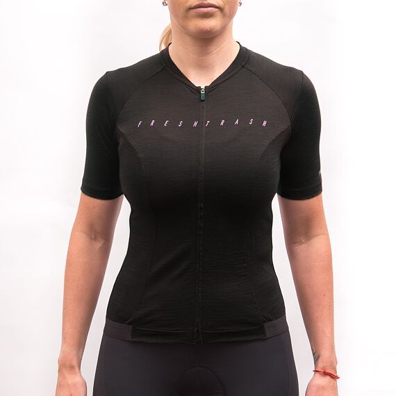FT WOMEN'S LITE MERINO JERSEY TRUE BLACK