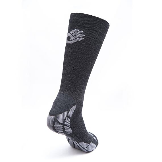 SENSOR SOCKS BLK/GRY HIKING MERINO