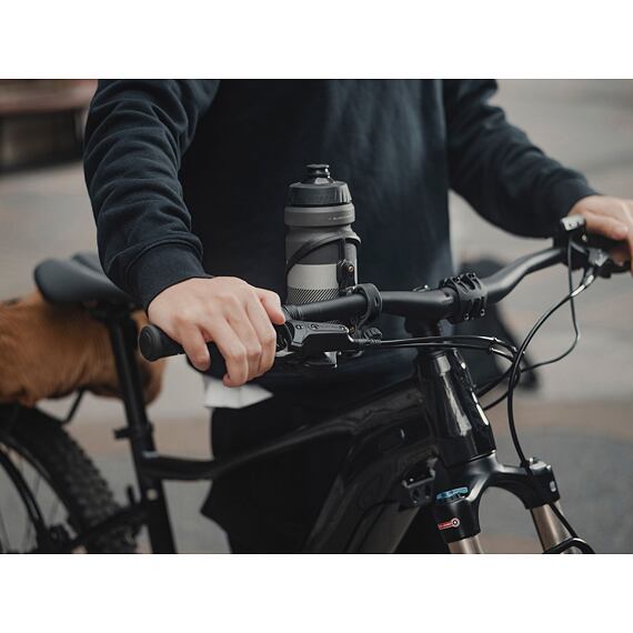 TOPEAK CAGE MOUNT 2 holder for attaching a bottle cage to handlebars.