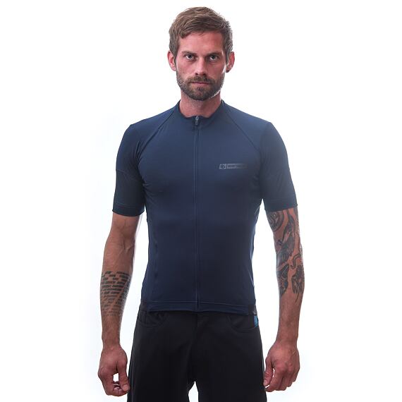 SENSOR CYCLE jersey full zip MEN deep blue COOLMAX RACE