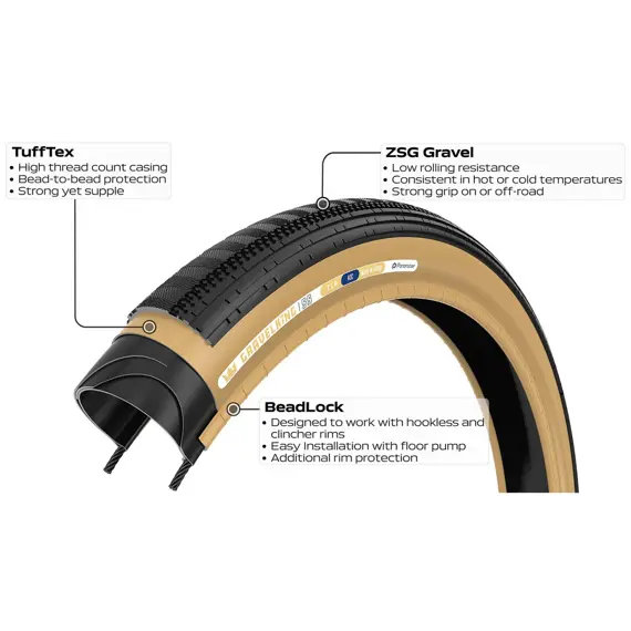 PANARACER tire GRAVELKING SS 700x45 black/brown