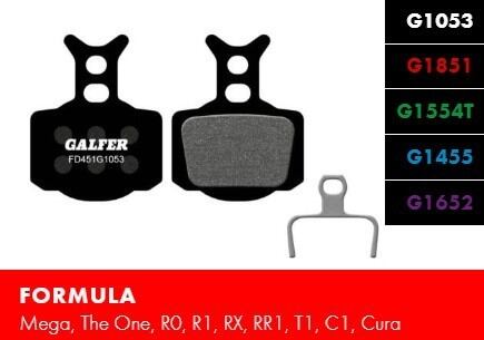 Galfer FD451 Standard G1053 brake pads for Formula