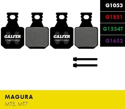 Galfer FD487 Standard G1053 brake pads for Magura