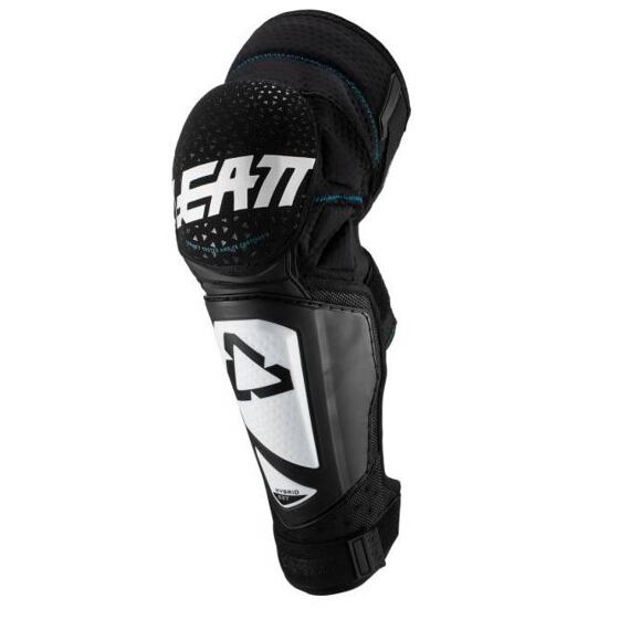 Leatt Knee and Shin Guards 3DF Hybrid EXT White/Black