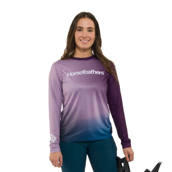 Horsefeathers Quantum Women's Long Sleeve Jersey Iris Fade Out