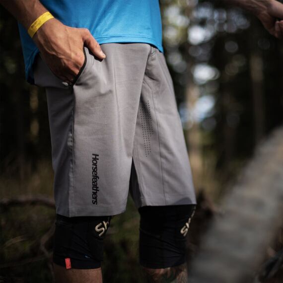 Horsefeathers Bike Shorts Venture II - Titanium