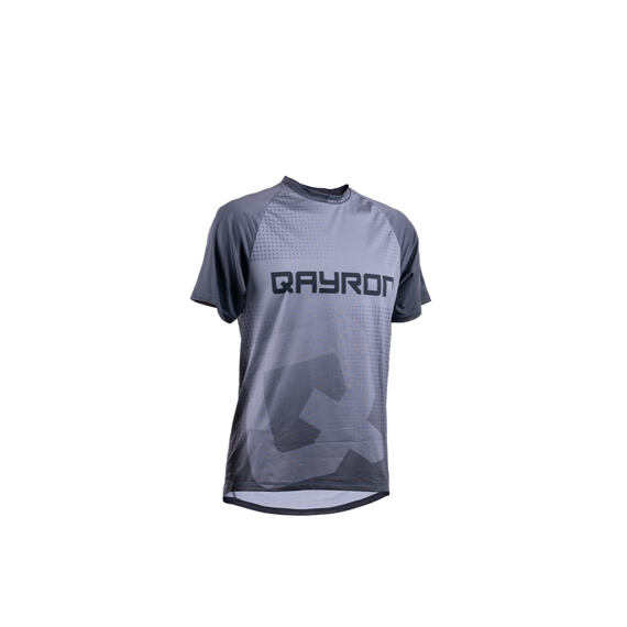 Qayron Cycling Jersey Short Sleeve Grey L
