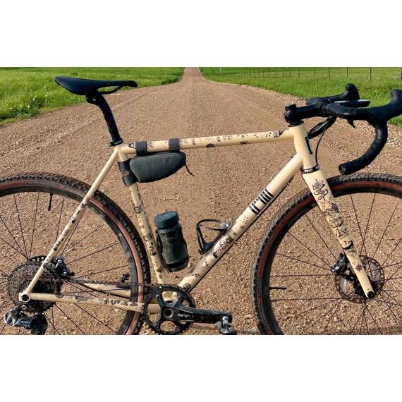 AMS protective stickers - ROAD/GRAVEL - Bikepacking / black