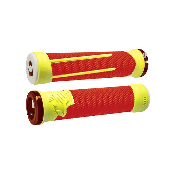MTB Grips ODI AG-2 Lock-On Bonus Pack orange/yellow