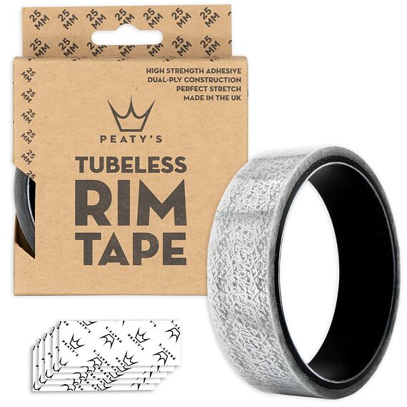 Tubeless Tape PEATY'S RIMJOB RIM TAPE 25 MM - 9 METER ROLL (PRJ9M25-6)