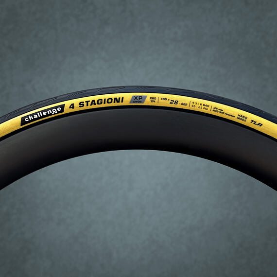 CHALLENGE tire 4 STAGIONI TLR 700x28 black/tan