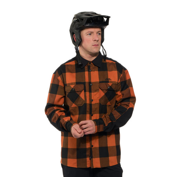 Horsefeathers Prom technical shirt Burnt Orange