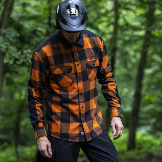 Horsefeathers Prom technical shirt Burnt Orange