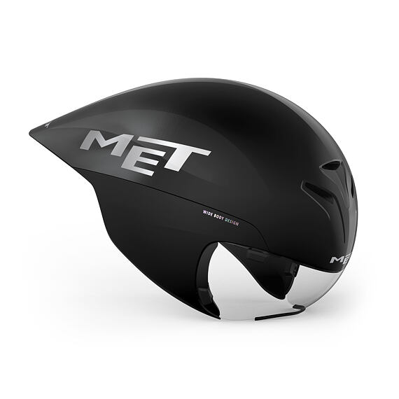 MET helmet DRONE WIDE BODY II black metallic -58/61