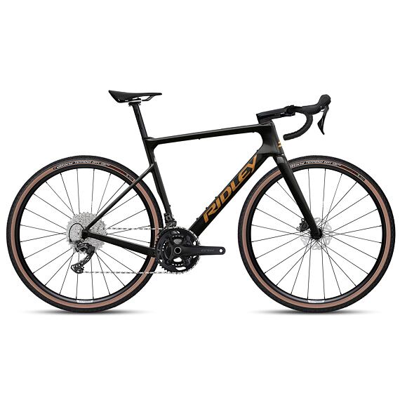 RIDLEY ASTR GRX600 Black Metallic/Bronze Gold