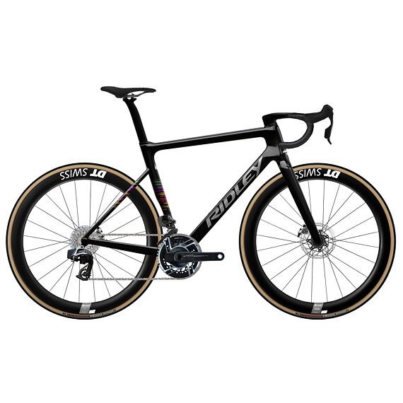 RIDLEY FALCN RS Ultegra Di2 Black/Silver Neon