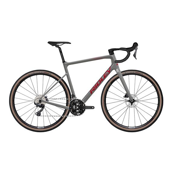 RIDLEY bike GRIFN GRX600 Battleship Grey/Candy Red Metallic