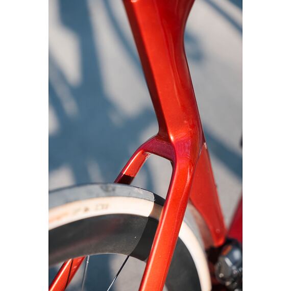 RIDLEY bike E-NOAH Ultegra Di2 Candy Red Metallic/Black/White