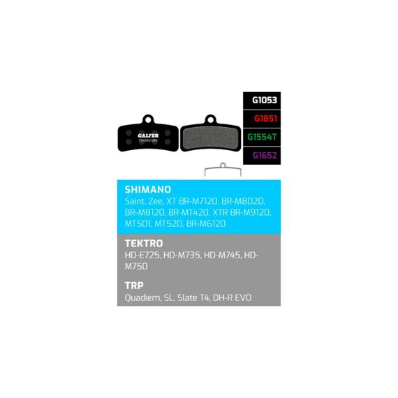 Galfer FD426 PRO G1554 brake pads for Shimano/Tektro/TRP