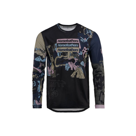 HORSEFEATHERS jersey QUANTUM LS doodle