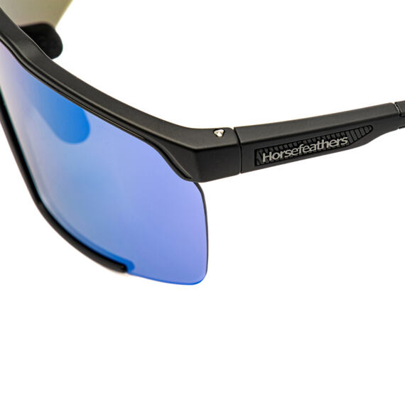 HORSEFEATHERS glasses PROTON matt black/mirror green