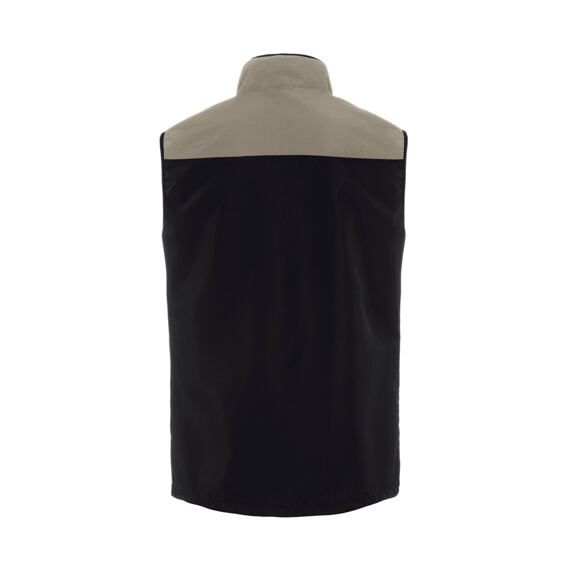 HORSEFEATHERS vest HILL taupe/black