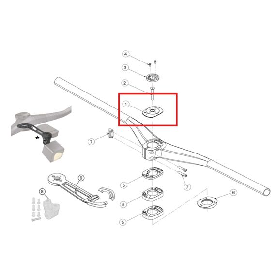 FSA spare part Top Cap for KFX SiC Integrated
