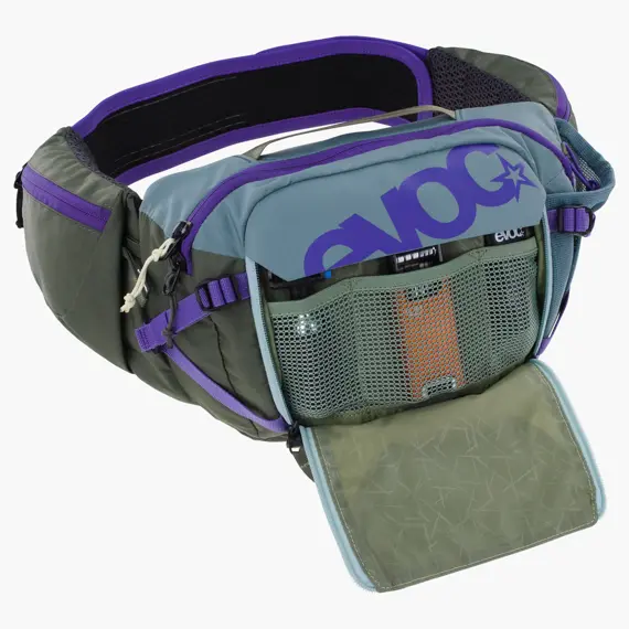 EVOC waist bag HIP PACK PRO 3 steel/violet/dark olive
