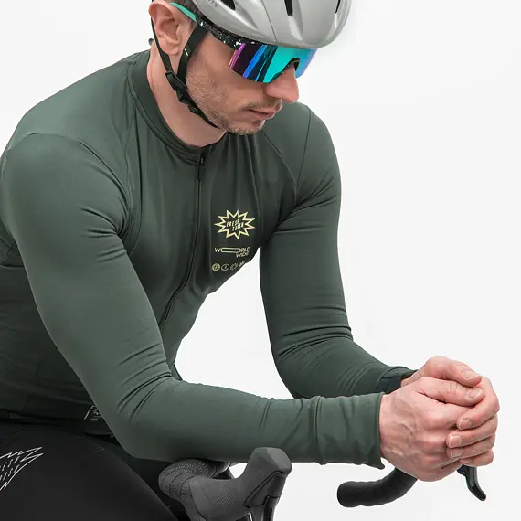 FT MEN’S SIGNATURE THERMO JERSEY OLIVE GREEN