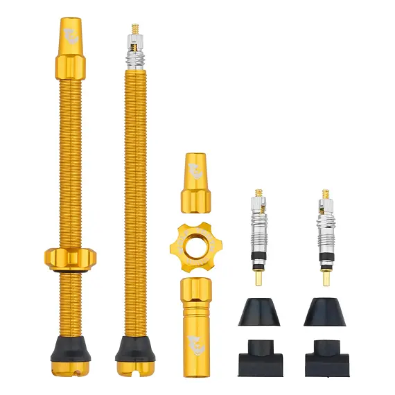 WOLF TOOTH Tubeless Valve Stem Kit 80mm gold