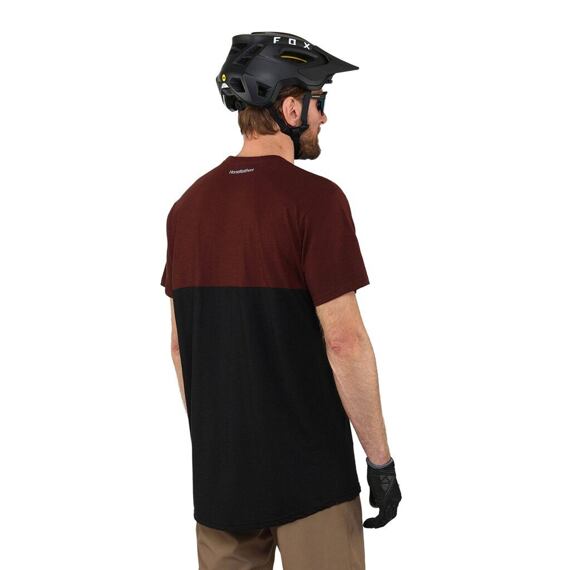 HORSEFEATHERS tee SS FURY burgundy