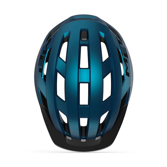 MET helmet ALLROAD METALIC BLU -56/58